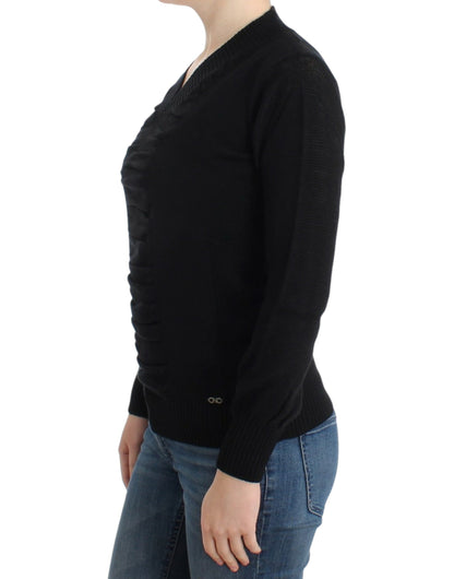  - Elegant V-Neck Lightweight Sweater