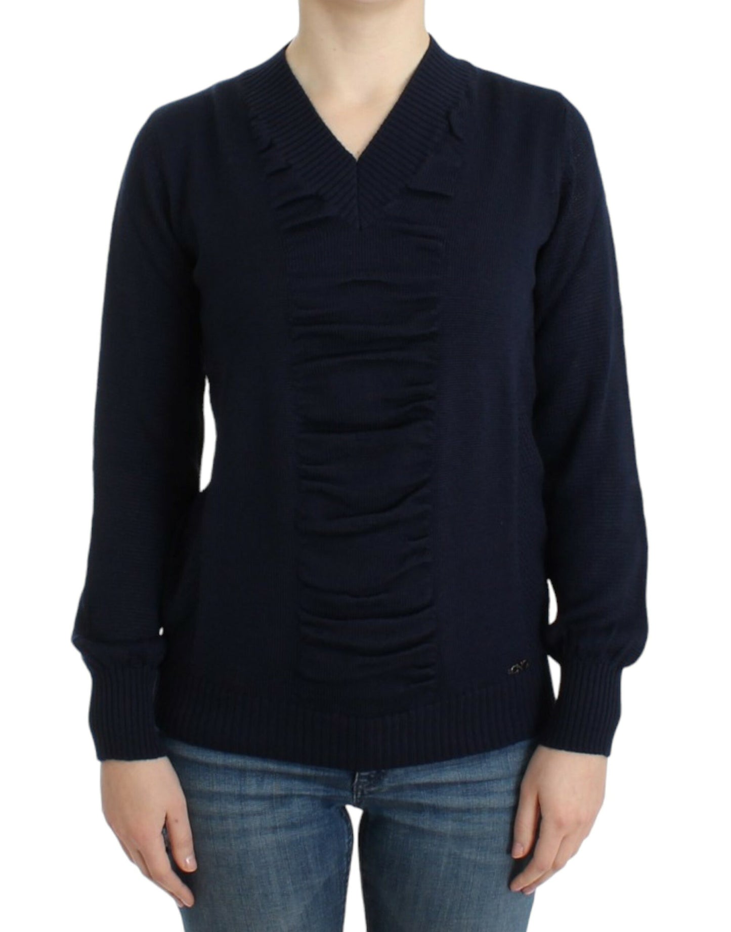  - Elegant V-Neck Lightweight Sweater