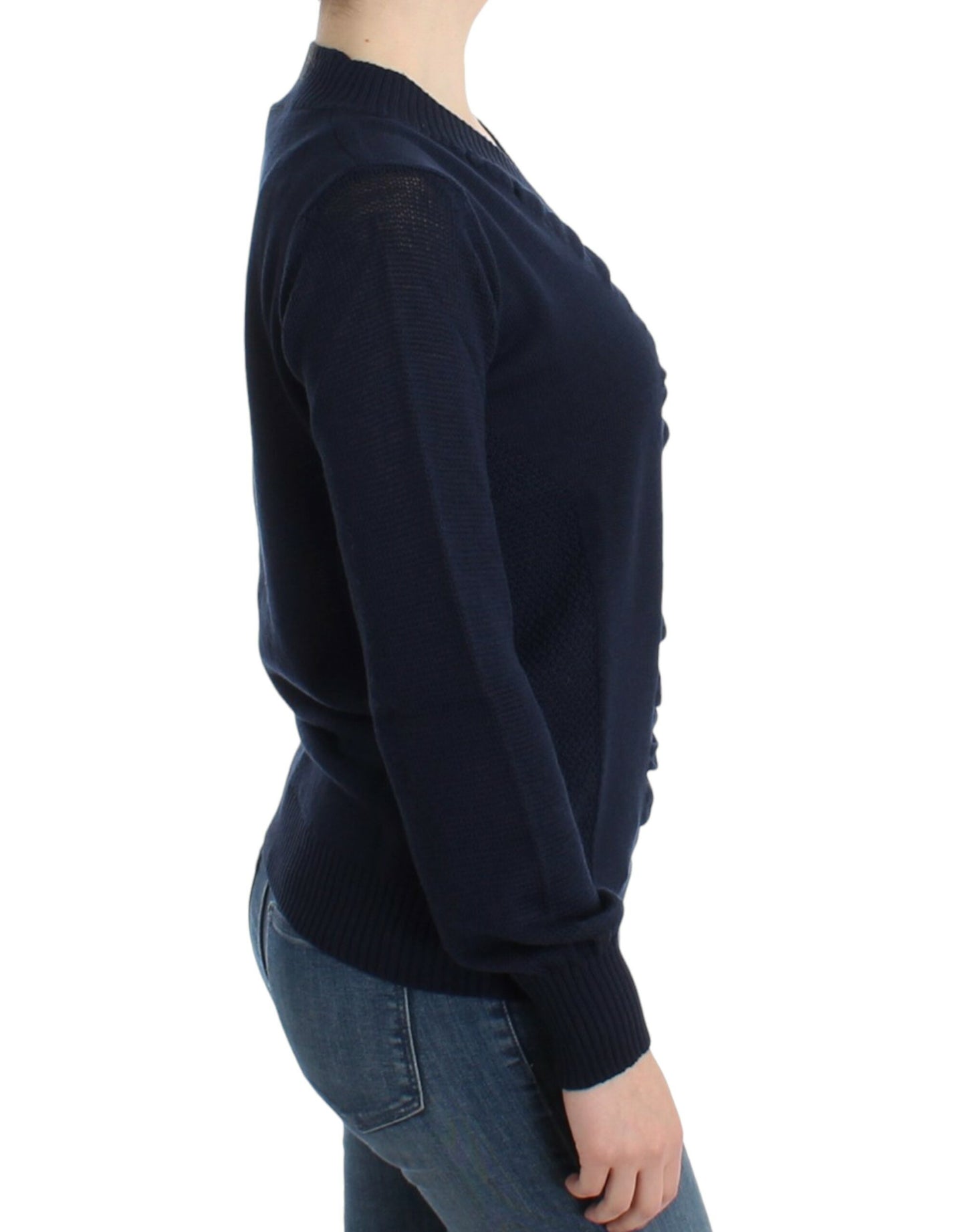  - Elegant V-Neck Lightweight Sweater