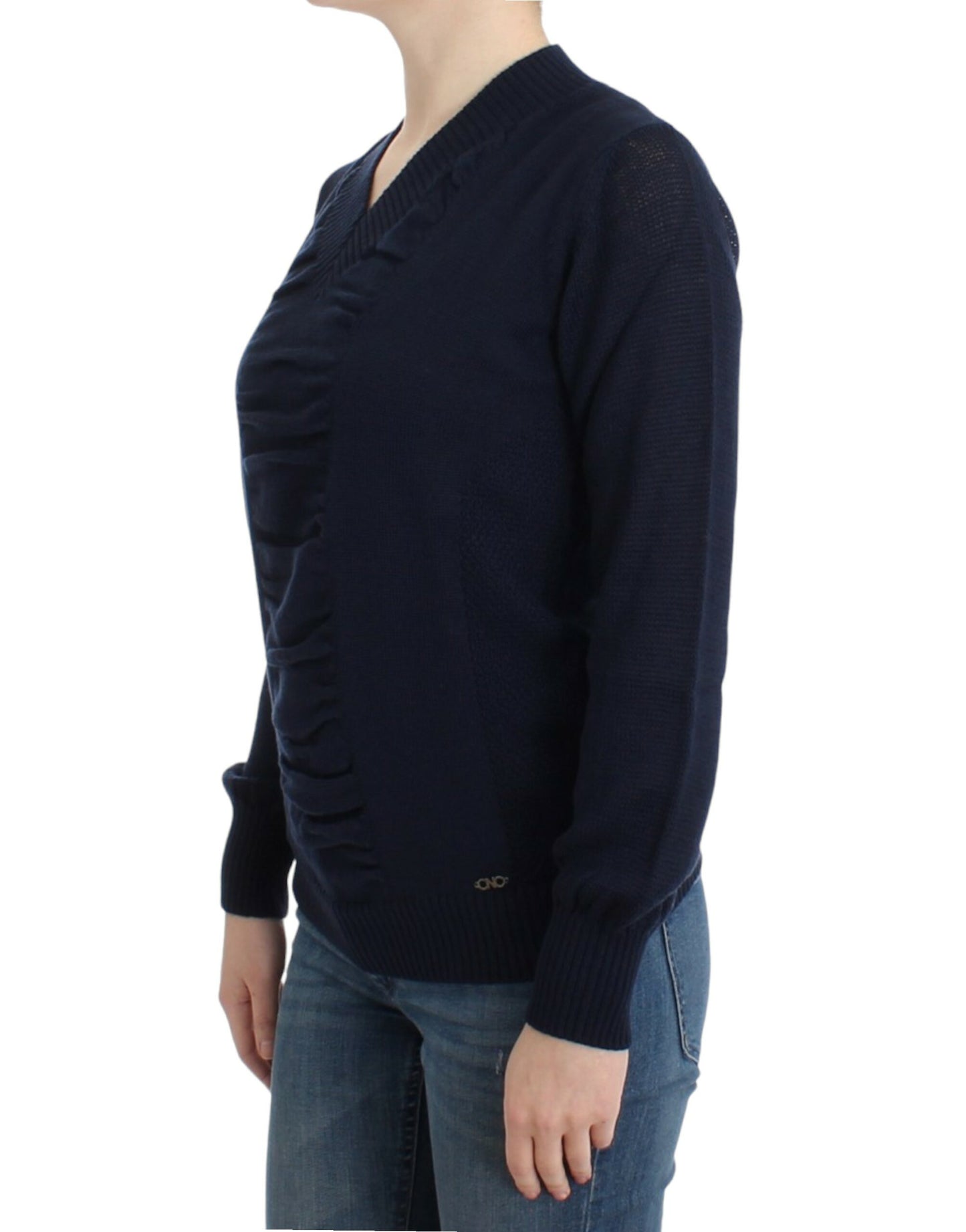  - Elegant V-Neck Lightweight Sweater