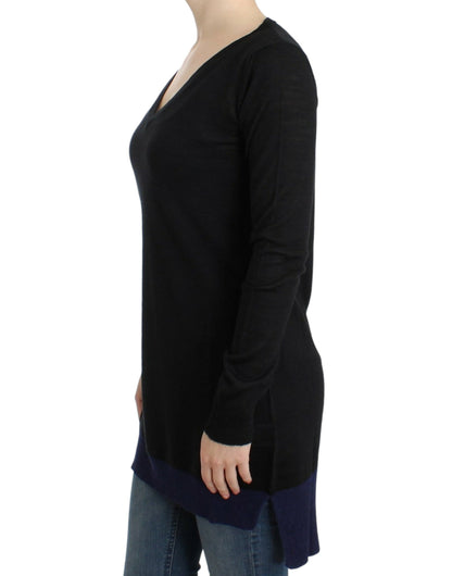  - Elegant V-Neck Lightweight Sweater