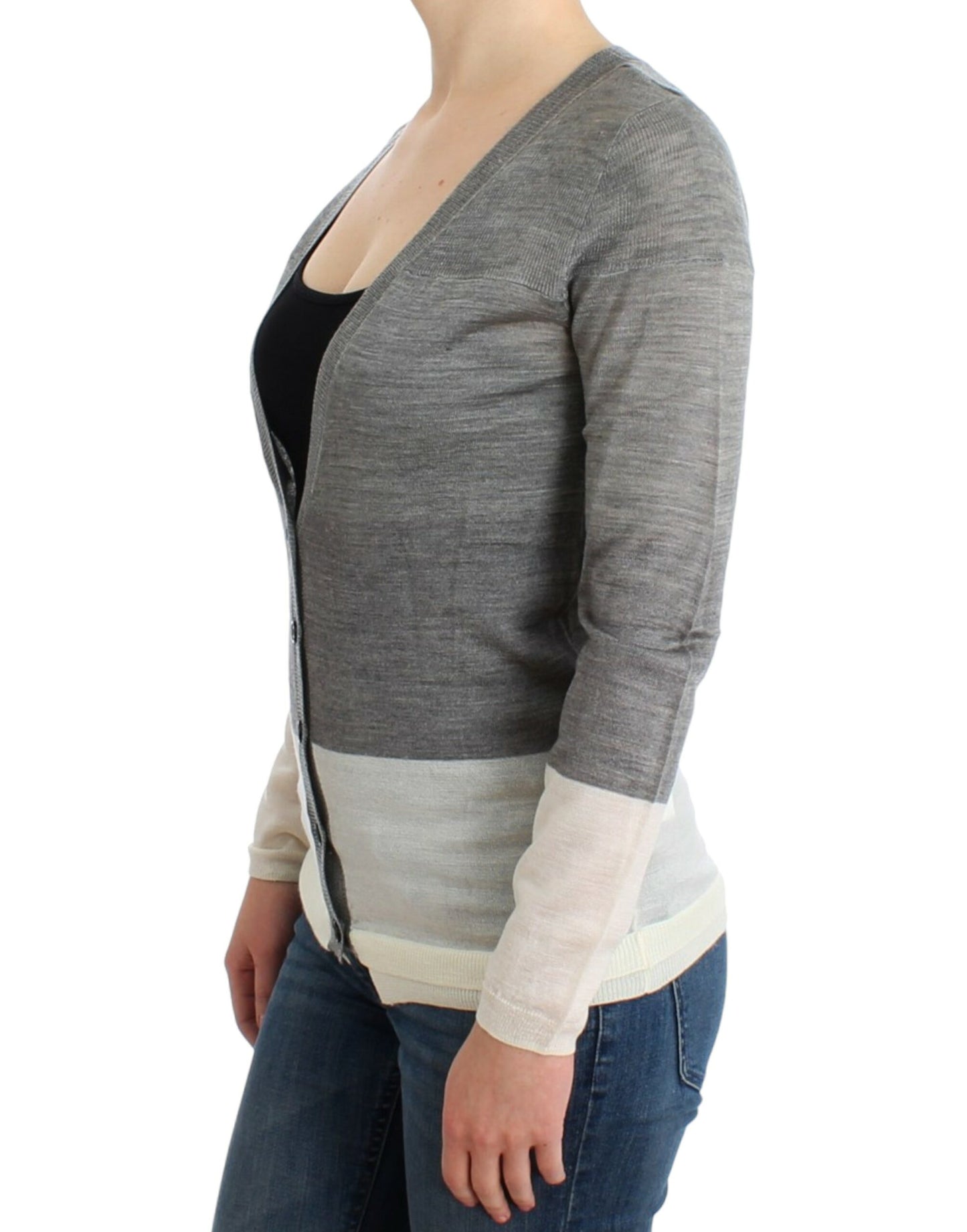  - Chic Gray Lightweight Cardigan