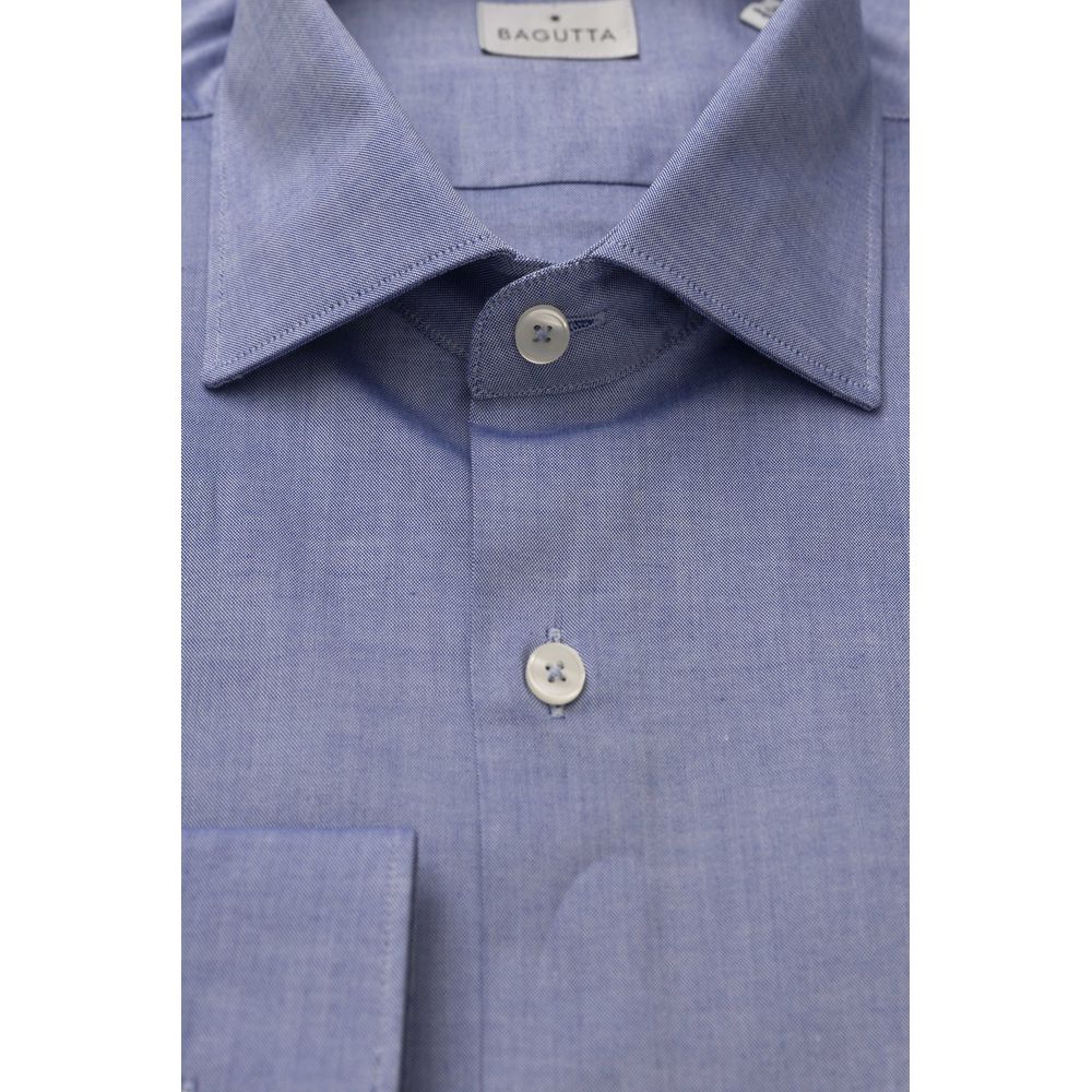  - Light Blue Cotton Men Shirt