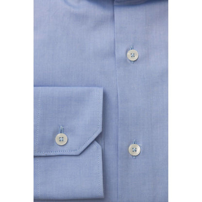  - Light Blue Cotton Men Shirt