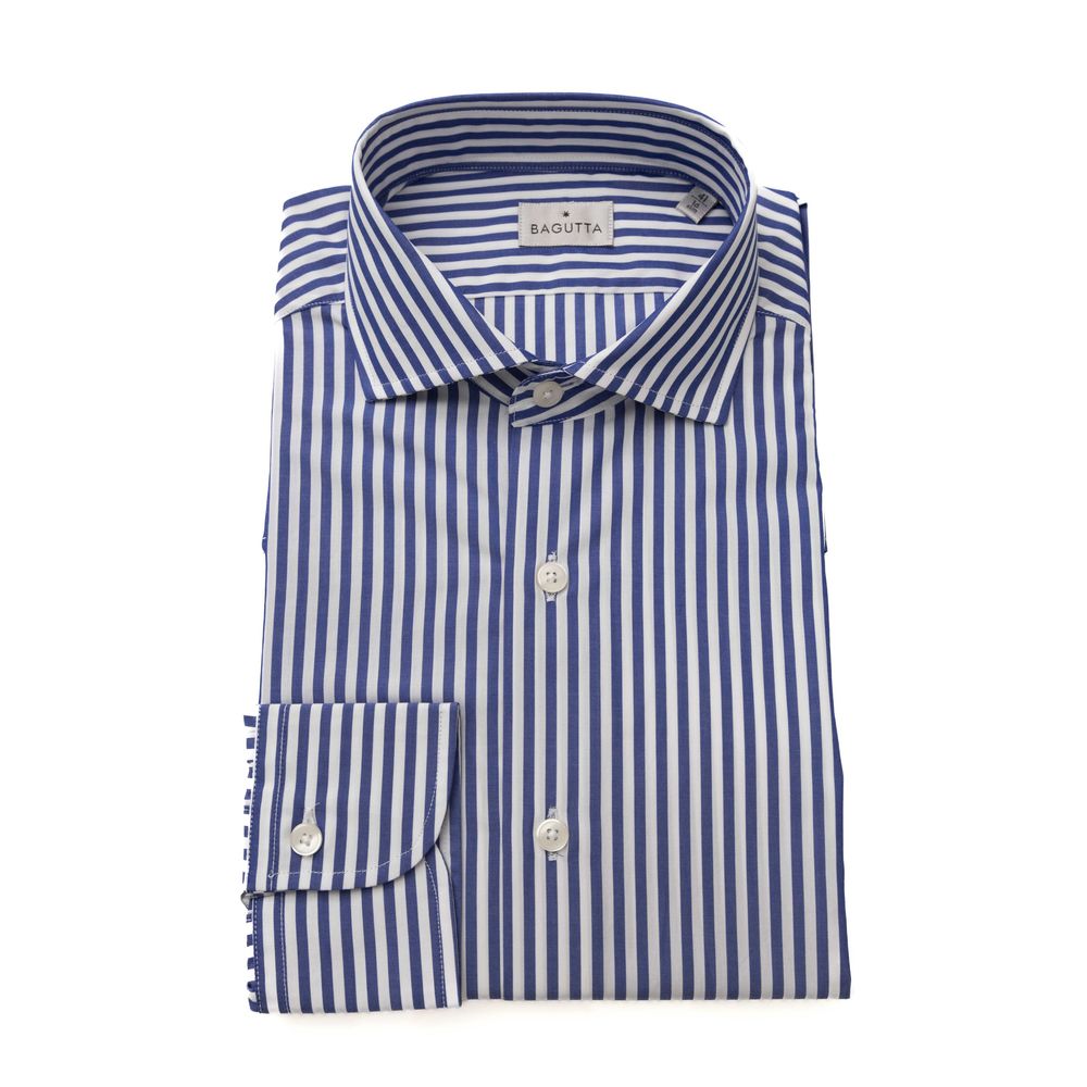  - Light Blue Cotton Men Shirt