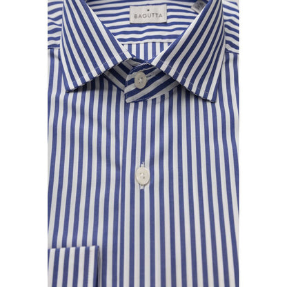  - Light Blue Cotton Men Shirt