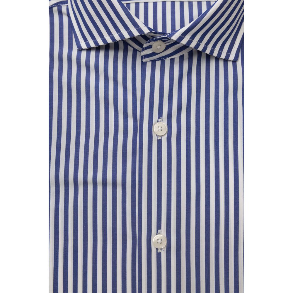  - Light Blue Cotton Men Shirt