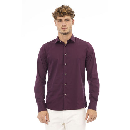  - Red Cotton Men Shirt