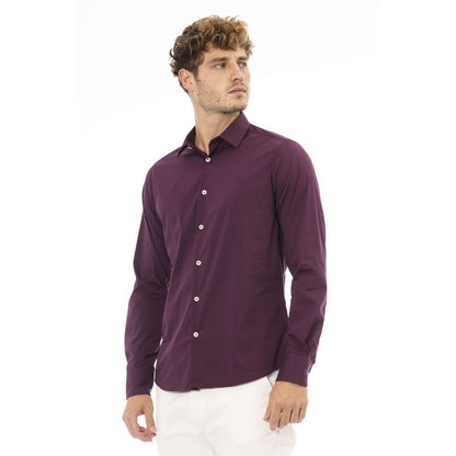  - Red Cotton Men Shirt