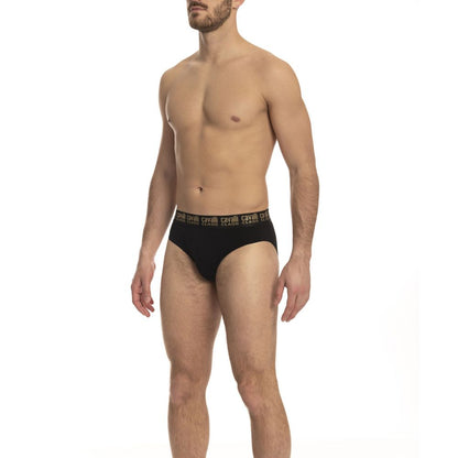  - Black Cotton Men Brief