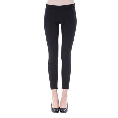  - Black Polyester Women Pants