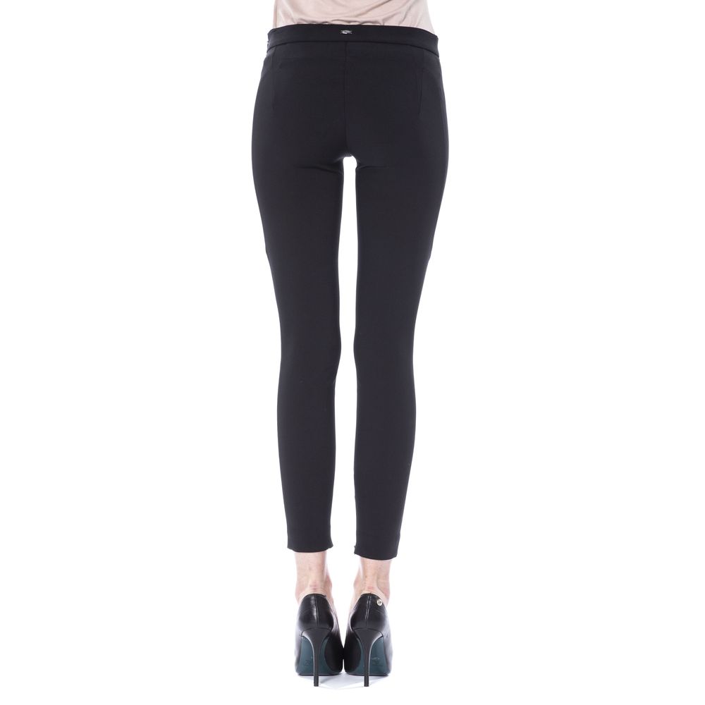  - Black Polyester Women Pants