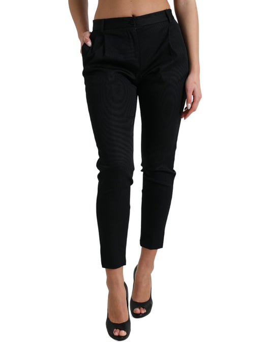  - Chic High Waist Skinny Cropped Pants