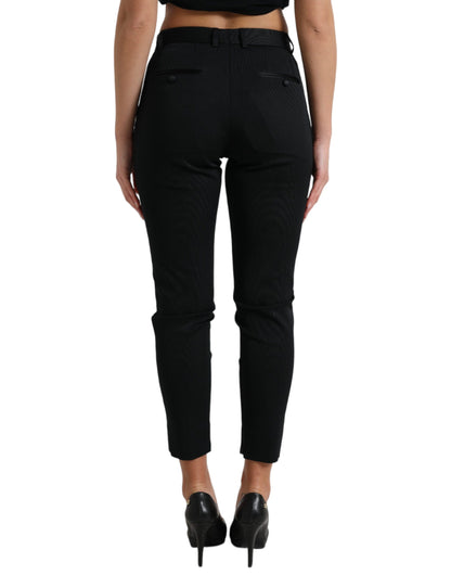  - Chic High Waist Skinny Cropped Pants