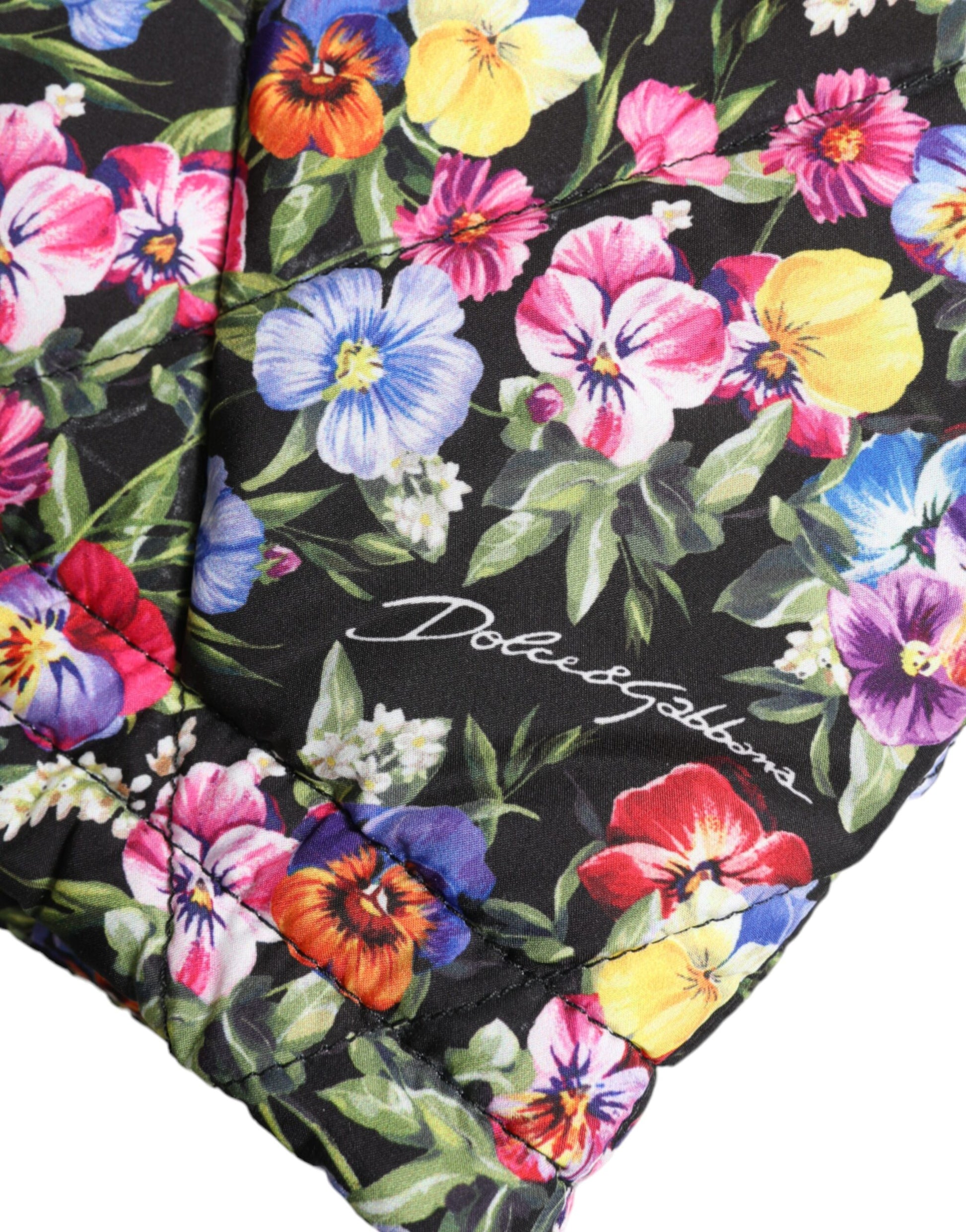 Vibrant High Waist Floral Shorts