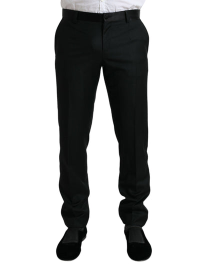  - Elegant Slim Fit Wool Dress Pants