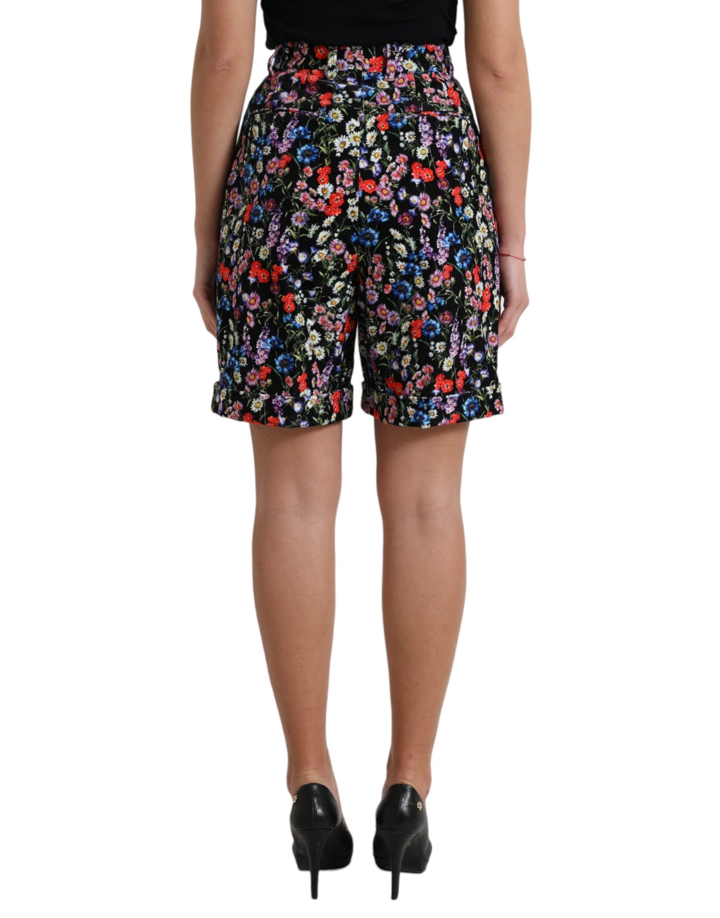  - Chic Floral High Waist Hot Pants Shorts