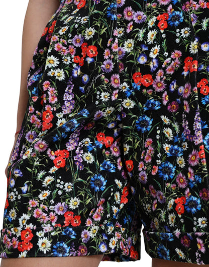  - Chic Floral High Waist Hot Pants Shorts