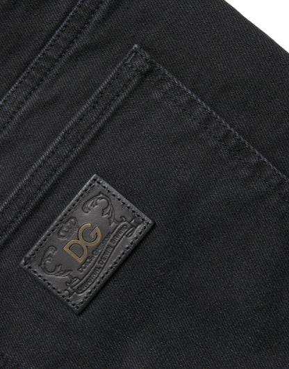  - Chic Black Bermuda Denim Shorts