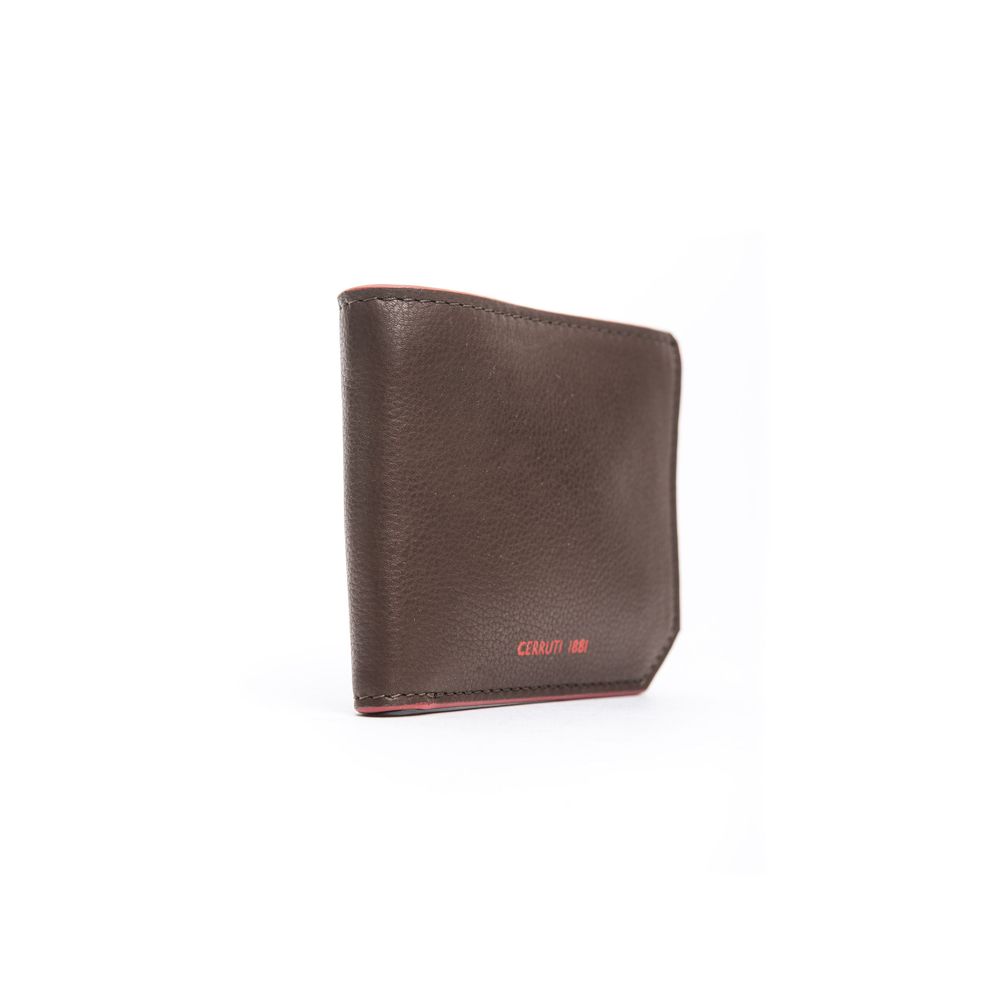  - Brown Calf Leather Men Wallet