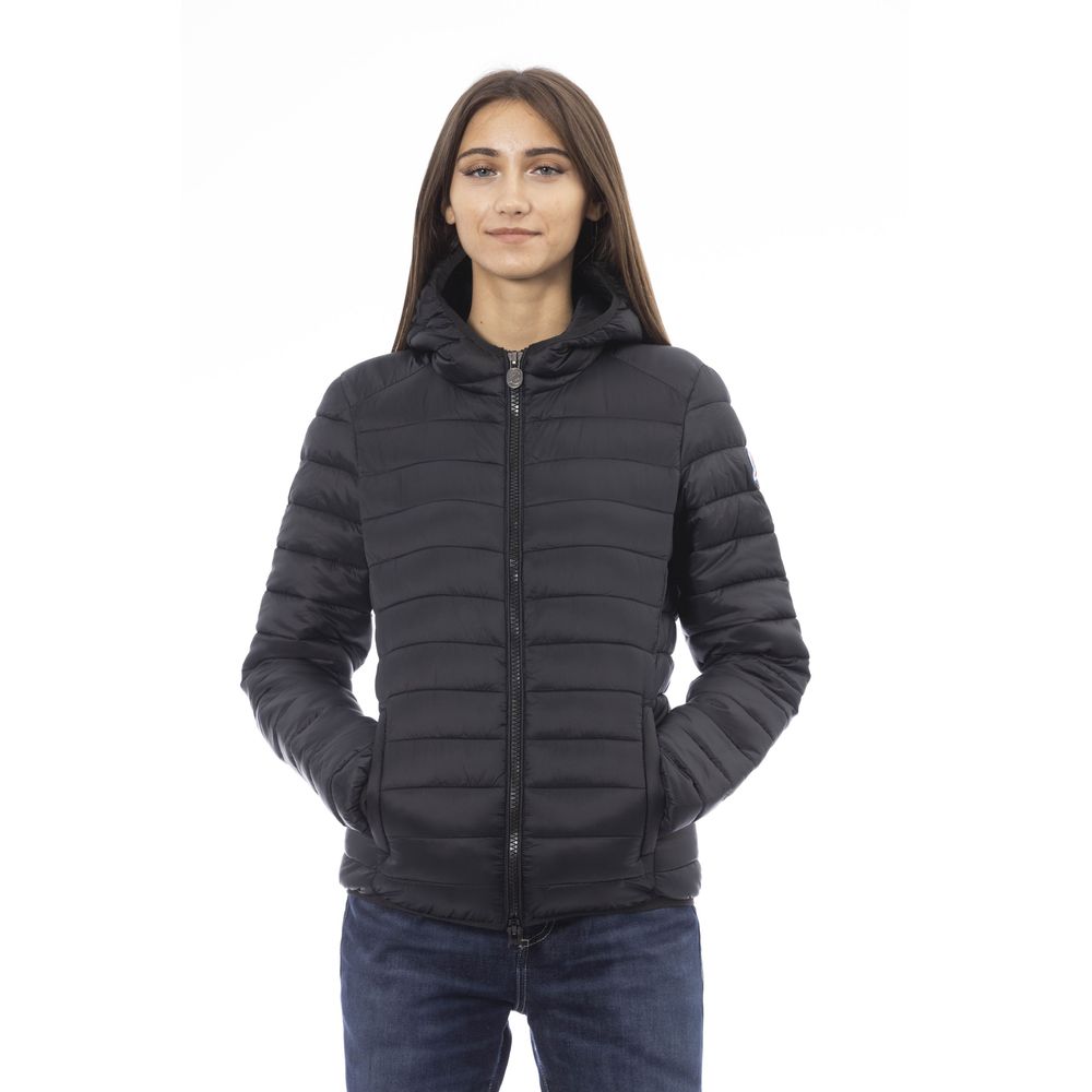  - Black Nylon Women Jacket