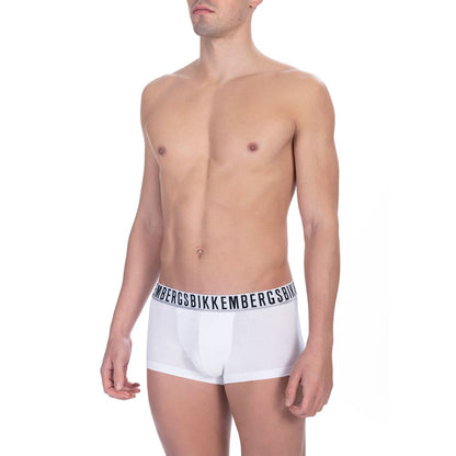  - White Cotton Mens Trunk