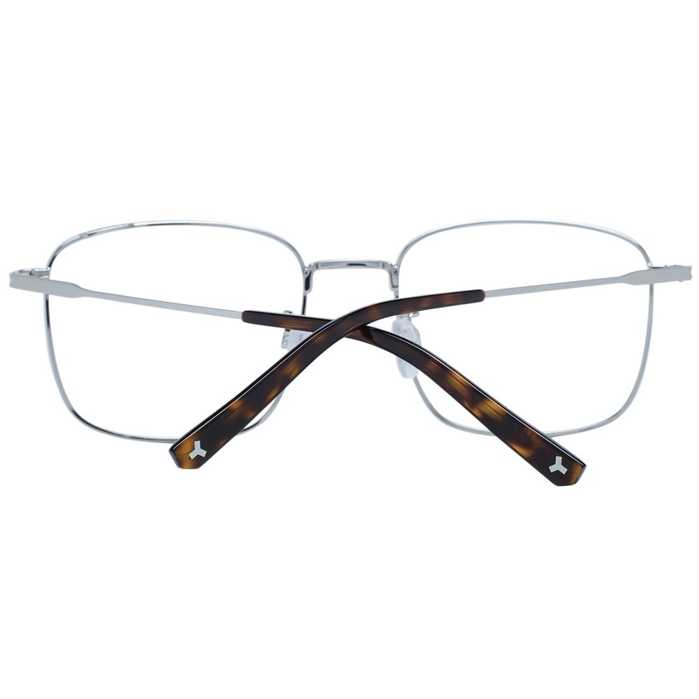 Bally Silver Men's Optical Frames – Square Full-Rim, 54mm