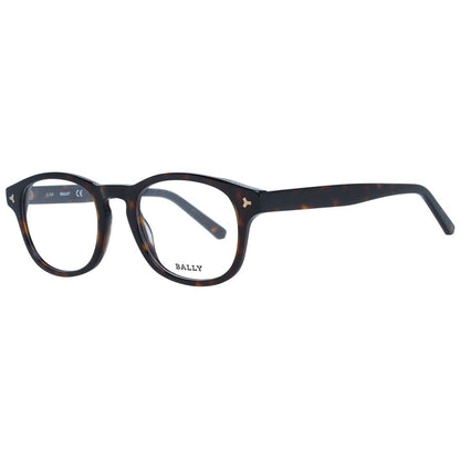 Bally Men's Optical Frames – Brown Square Full-Rim, 50mm