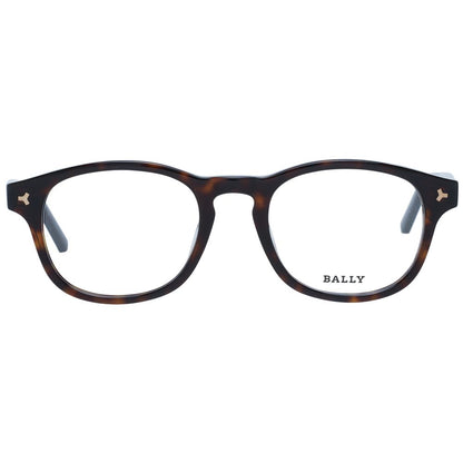 Bally Men's Optical Frames – Brown Square Full-Rim, 50mm