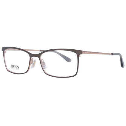 Hugo Boss Women’s Optical Glasses – Brown Rectangle Frame, 55mm