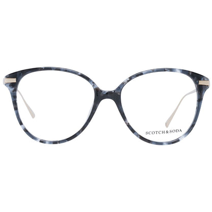 Scotch & Soda Women’s Optical Frames – Black Round Style, 53mm