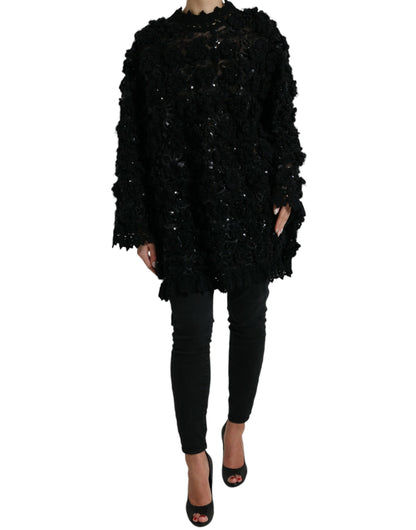  - Sequin Embellished Black Jumper