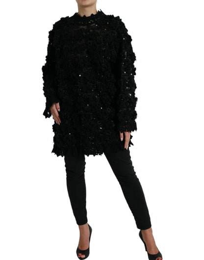  - Sequin Embellished Black Jumper