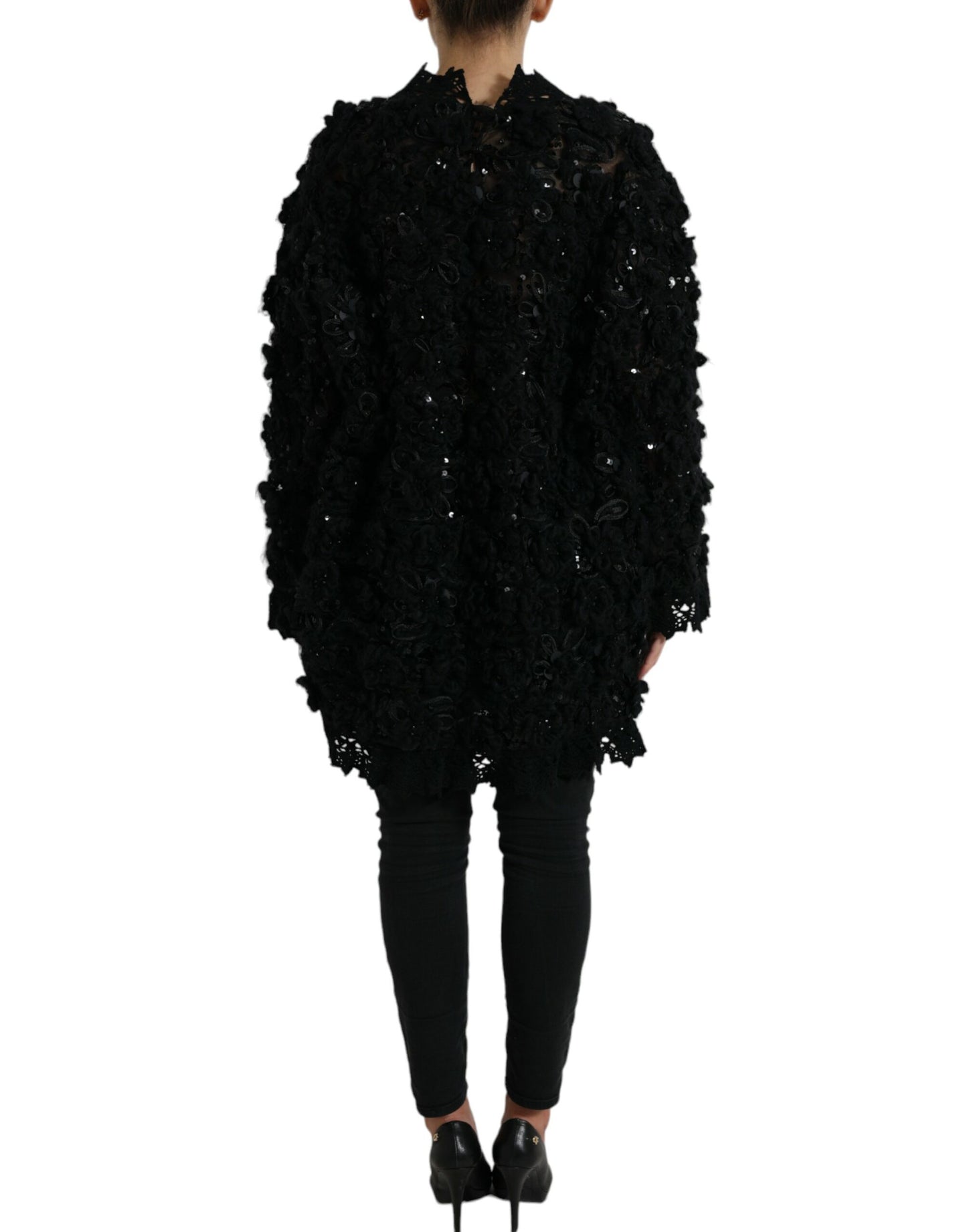  - Sequin Embellished Black Jumper