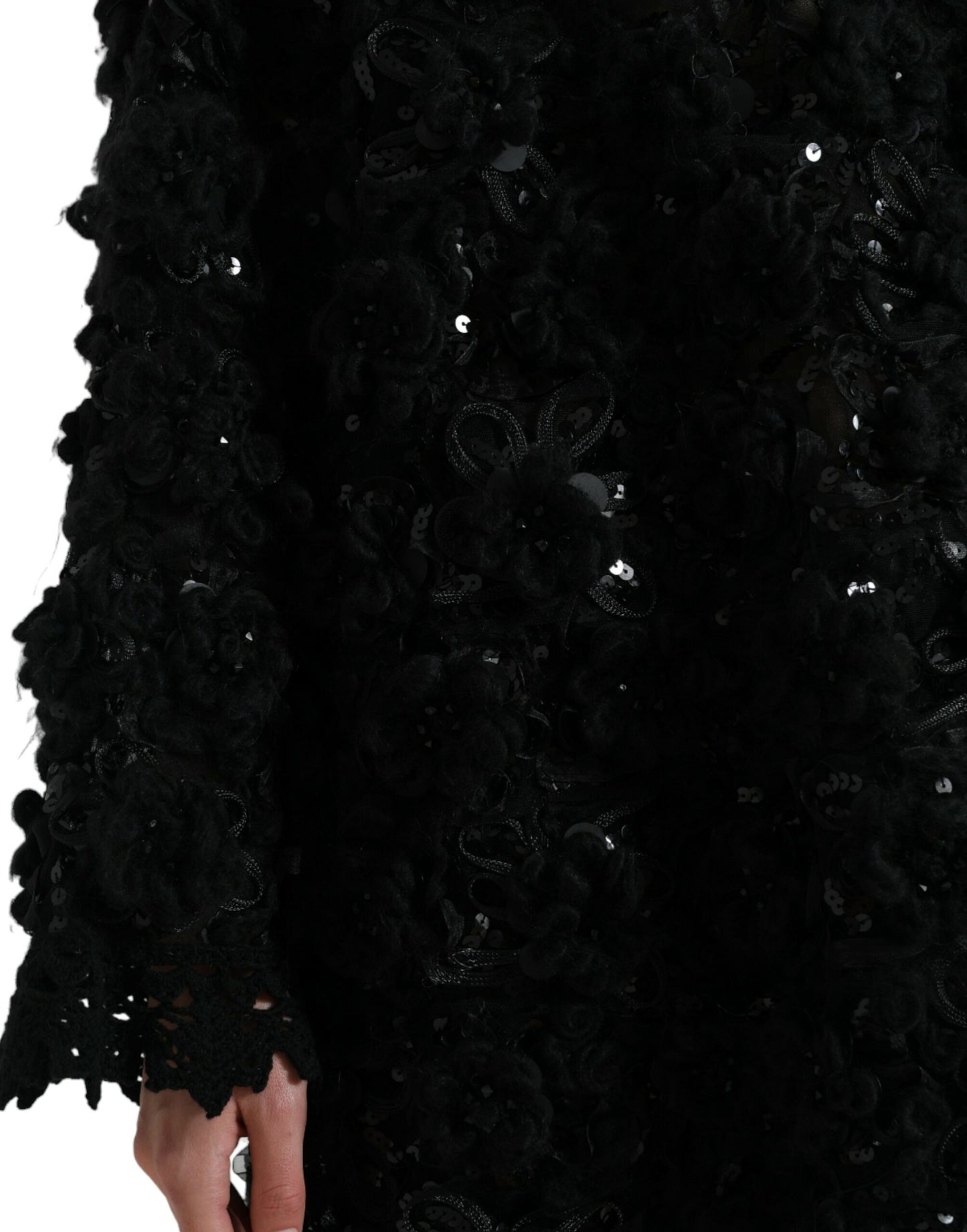  - Sequin Embellished Black Jumper