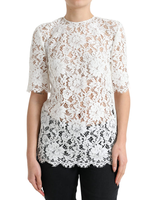 Elegant White Lace Blouse - The Luxe Alliance