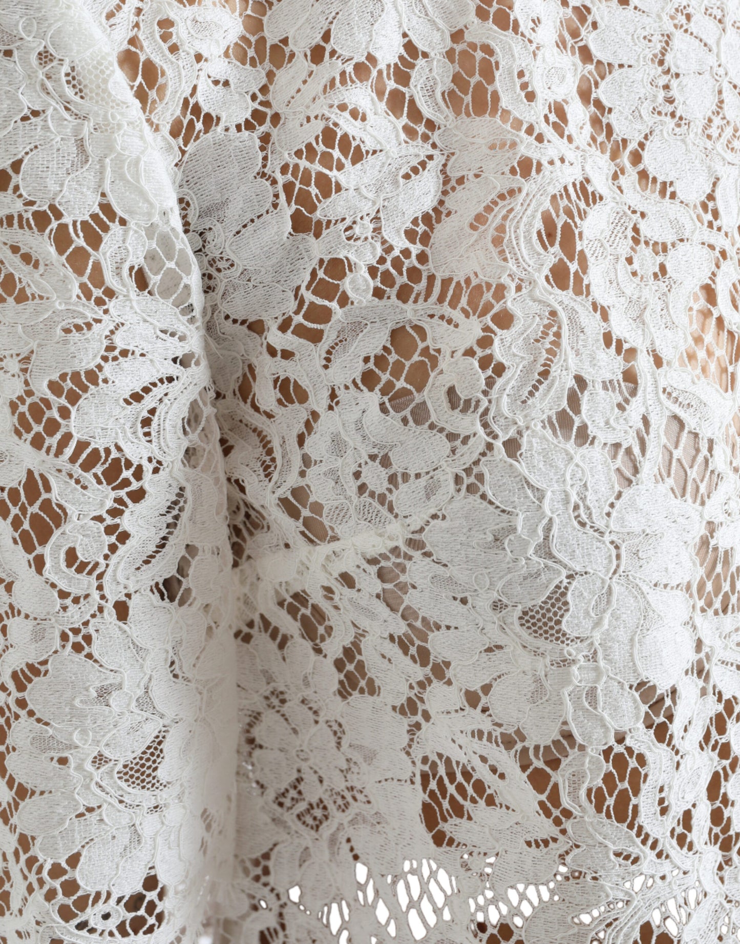 Elegant White Lace Blouse - The Luxe Alliance