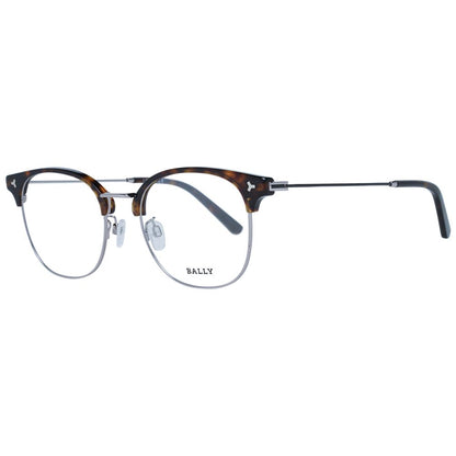 Bally Men's Optical Glasses – Brown Round Full-Rim Frame, 54mm