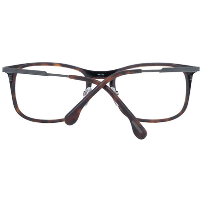 Lozza Brown Men’s Optical Frames – Square Full-Rim Design
