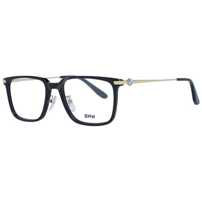 BMW Men's Optical Glasses – Black Rectangle Frame, 54mm
