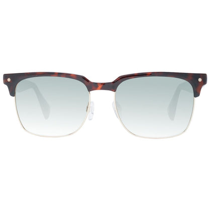 Ted Baker Multicolor Men's Sunglasses – Brown Frame with Green Gradient Lenses, 54mm