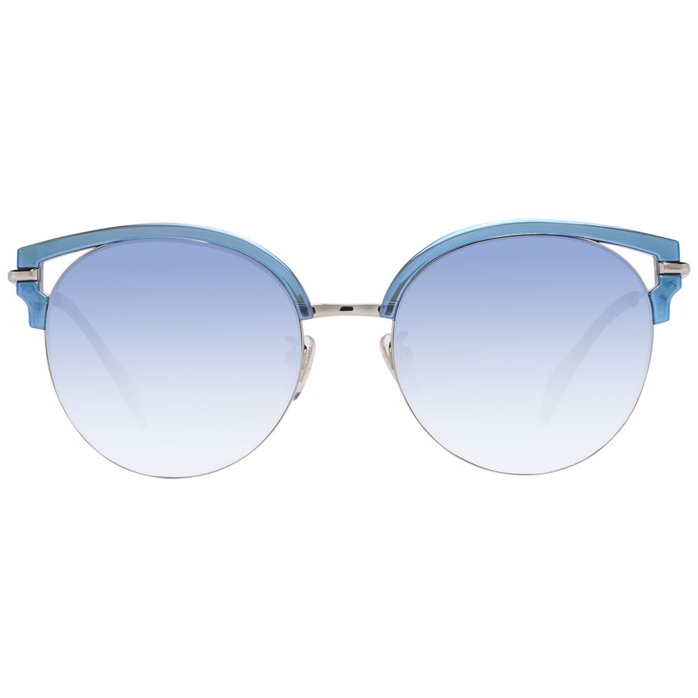  - Chic Blue Gradient Butterfly Sunglasses