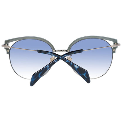  - Chic Blue Gradient Butterfly Sunglasses