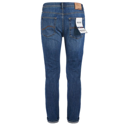  - Yes Zee Men's Dark Blue Wash Denim Jeans