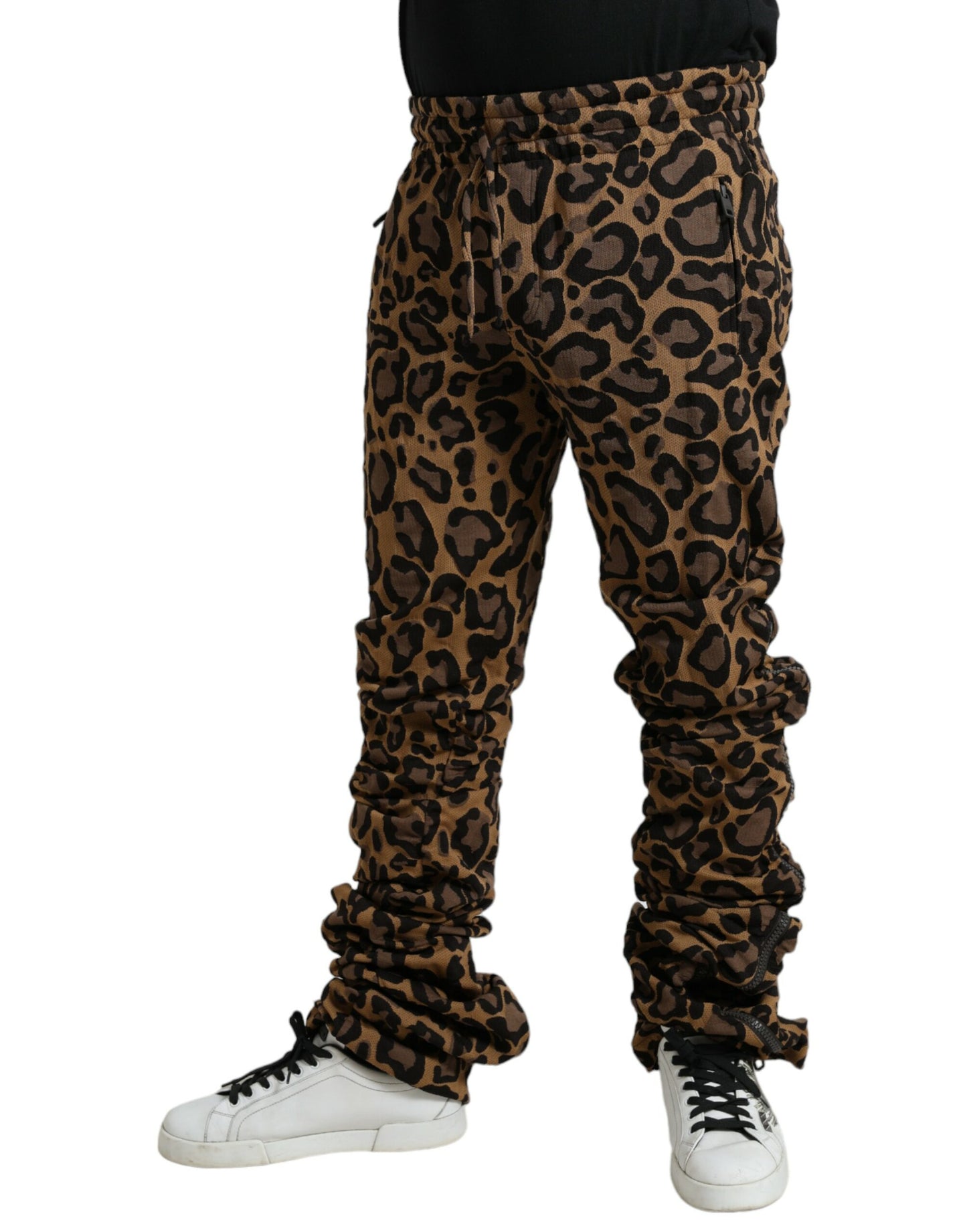  - Chic Leopard Print Jogger Pants