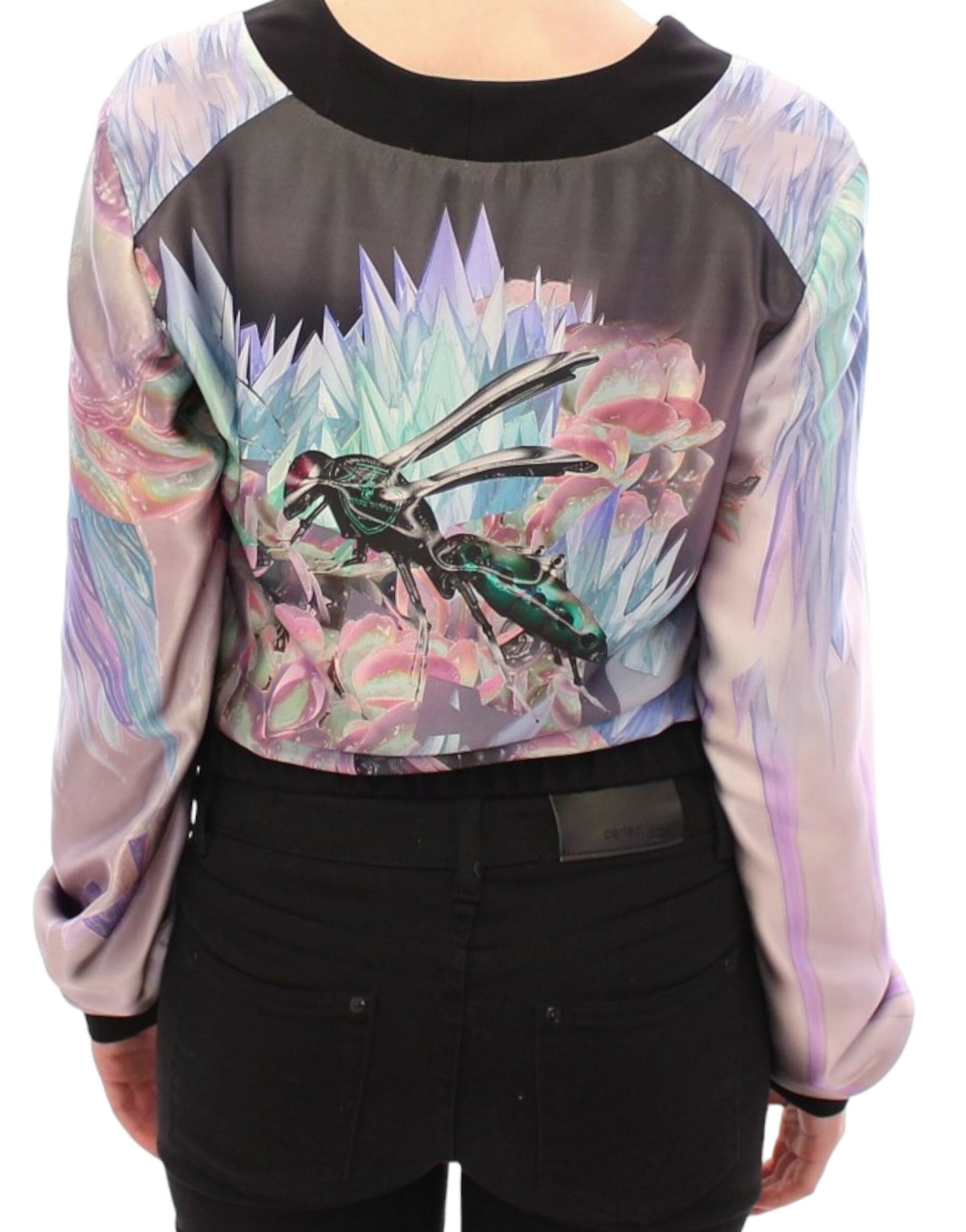  - Multicolor Silk Blouse Jacket