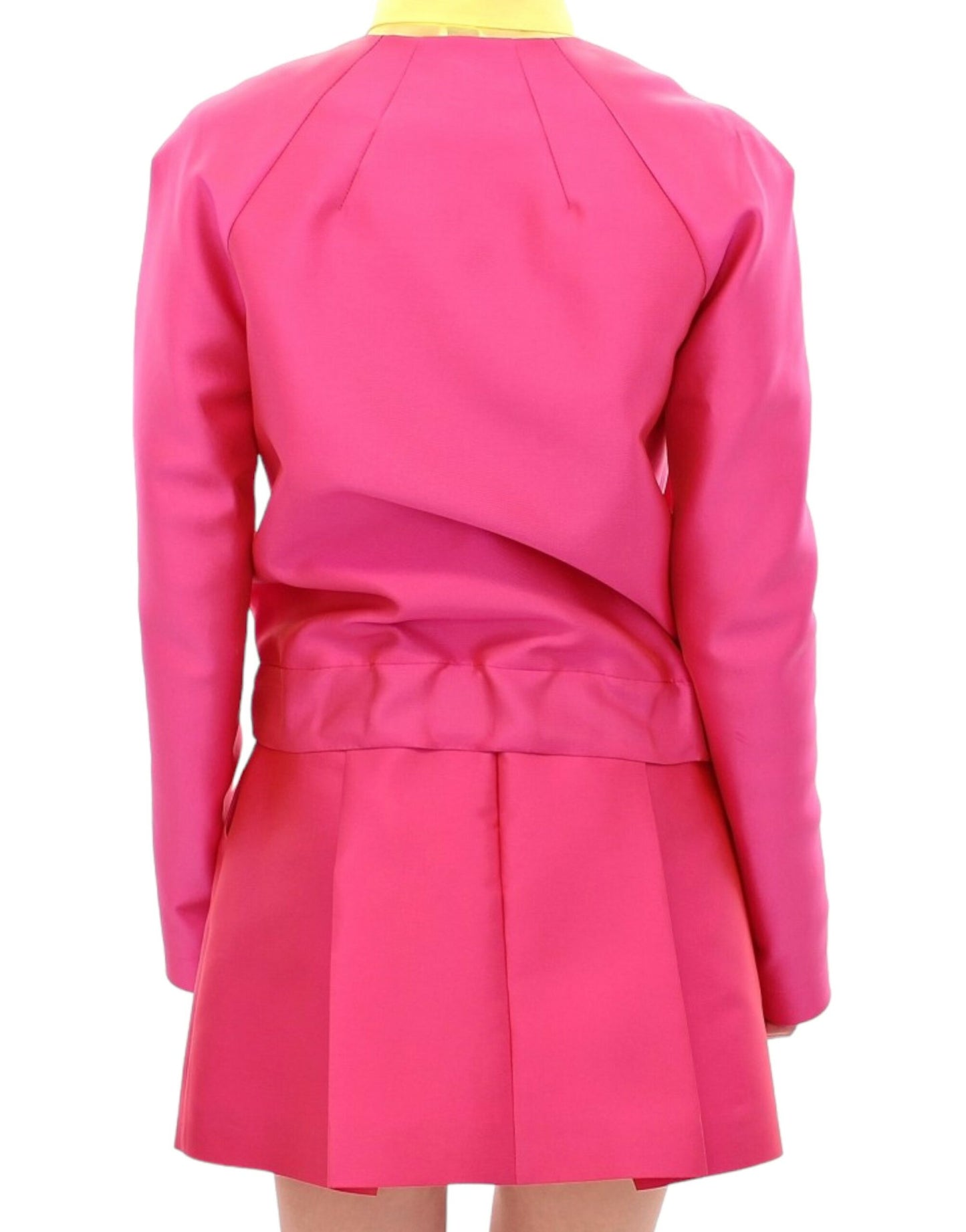  - Elegant Pink Silk Blend Jacket