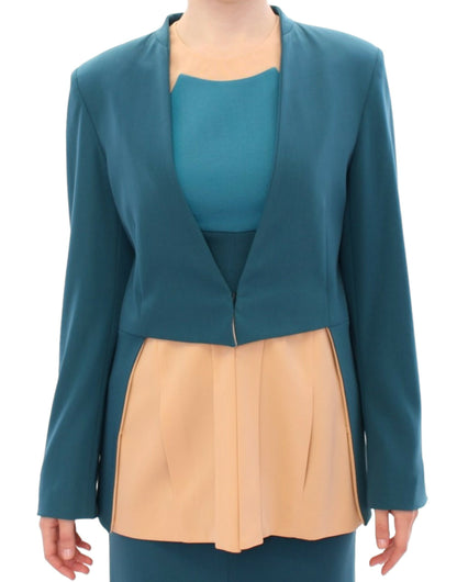  - Chic Transitional Two-Tone Blazer