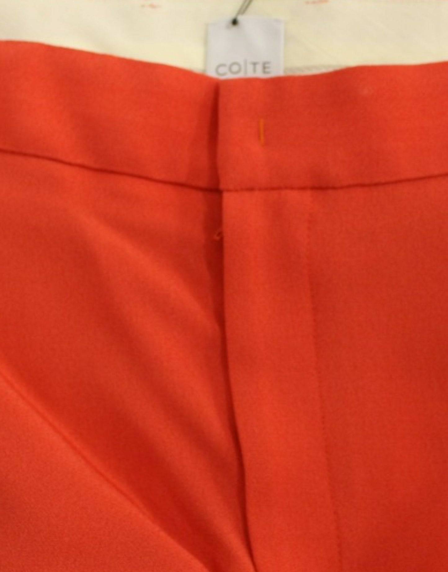  - Chic Orange Boyfriend Pants - Italian Crafted