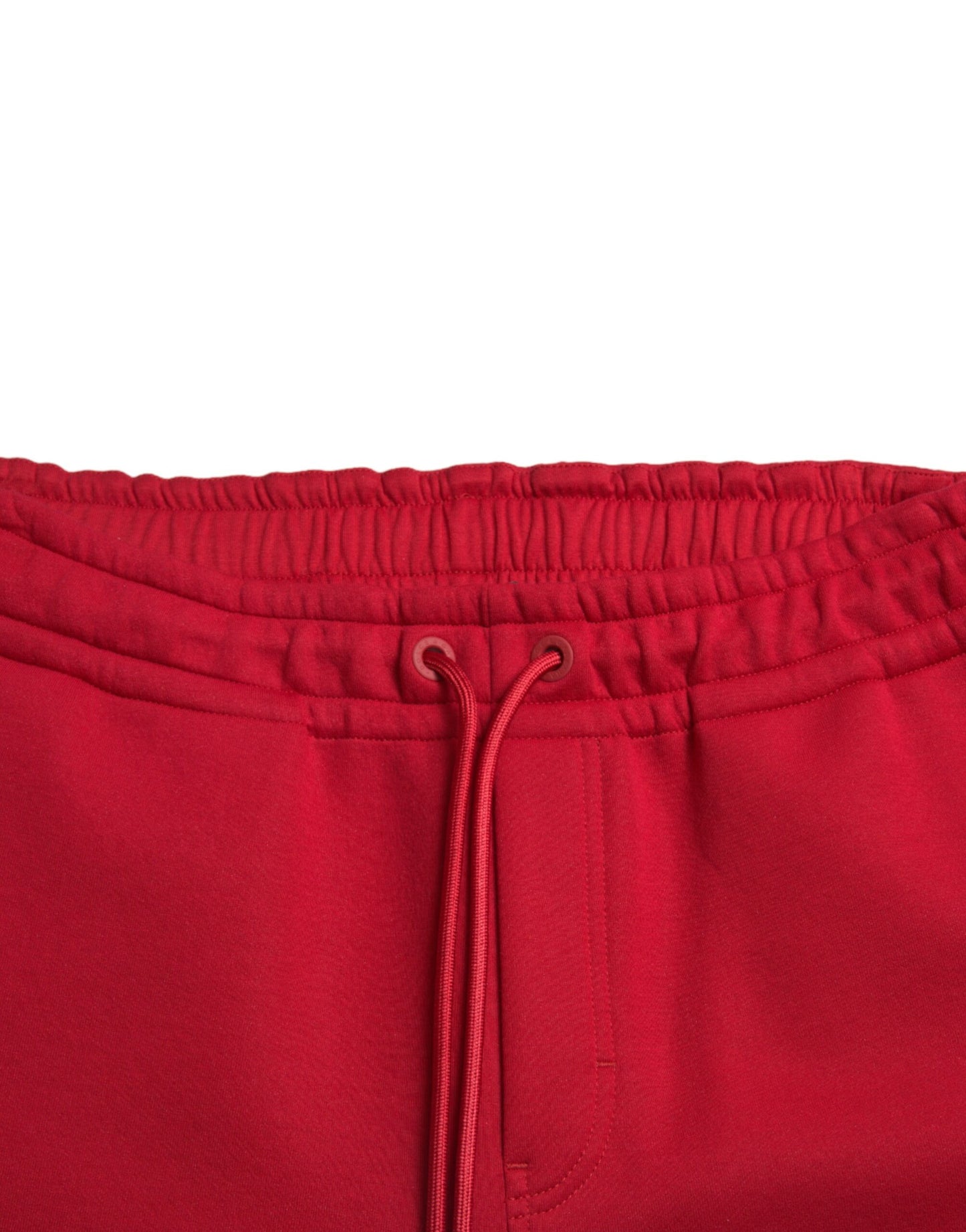  - Sizzling Red Cotton Blend Jogger Pants